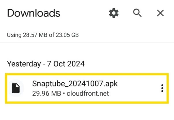 Instalar el archivo APK